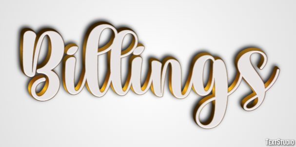 Billings Tekst Effect