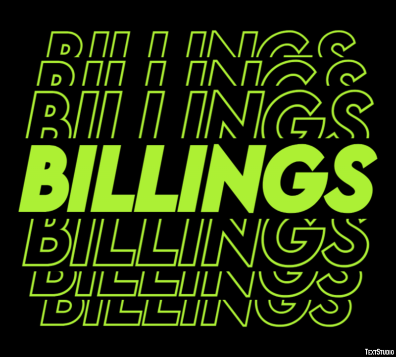 Billings Efekt tekstowy