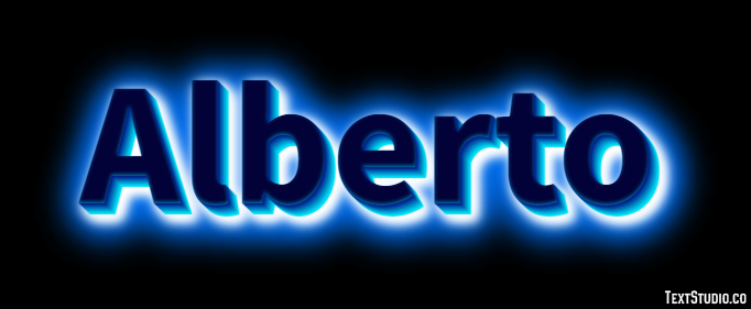 Alberto Efecto de Texto