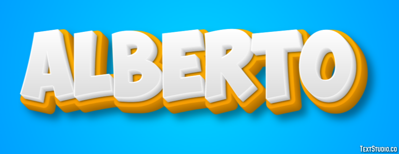 Alberto テキスト効果