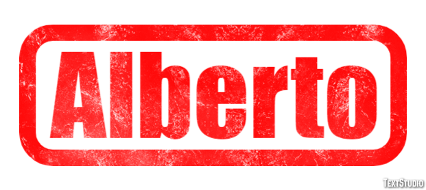 Alberto Efeito de texto
