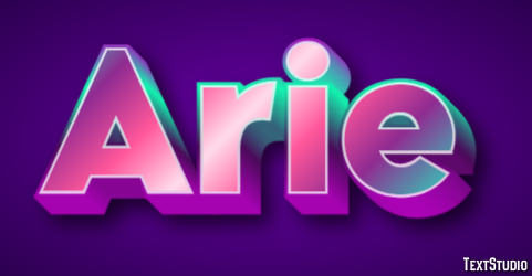 Arie Text effect