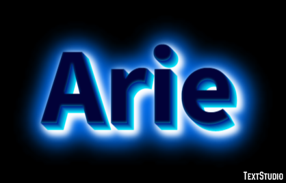 Arie Text effect