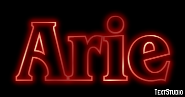 Arie Text effect