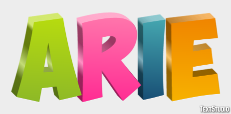 Arie Text effect
