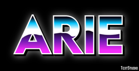 Arie Text effect