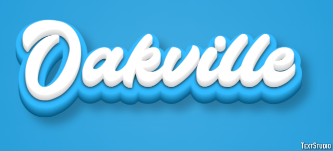 Oakville Effetto testo