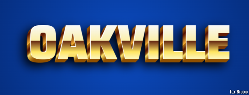 Oakville Text Effect
