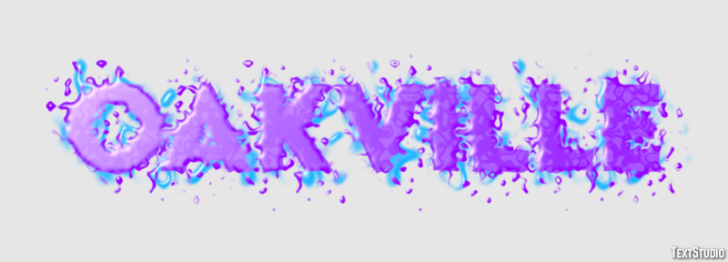Oakville Texteffekt