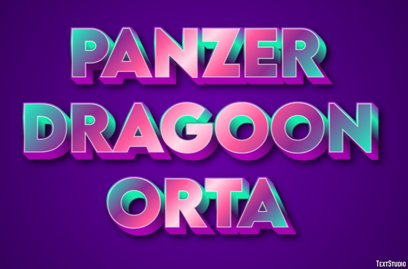 Panzer Dragoon Orta Effetto testo