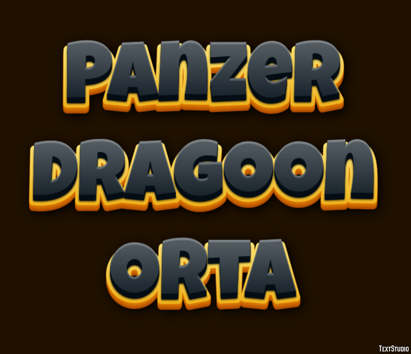 Panzer Dragoon Orta Effetto testo