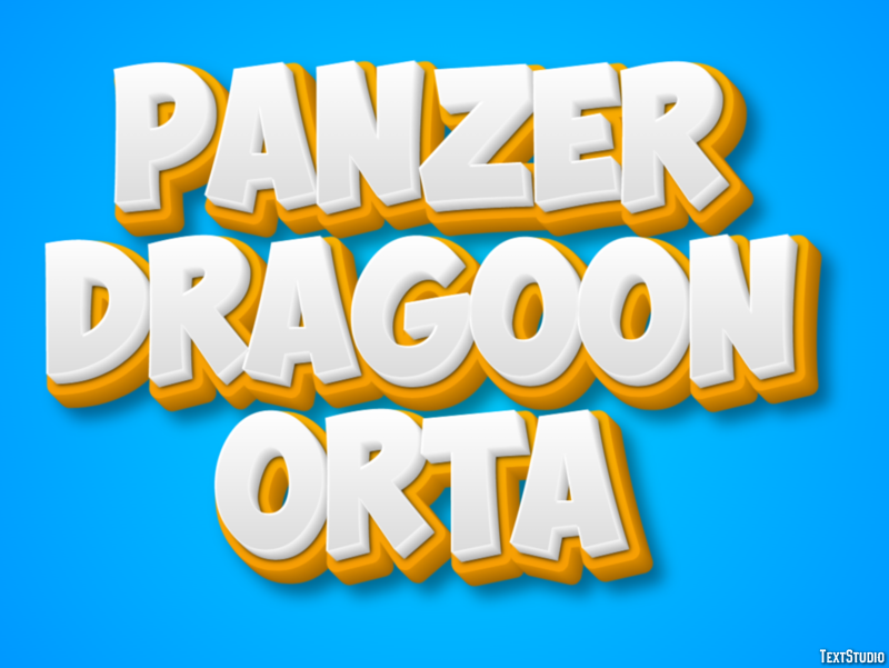 Panzer Dragoon Orta Effetto testo