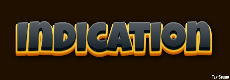 Indication Text Effect