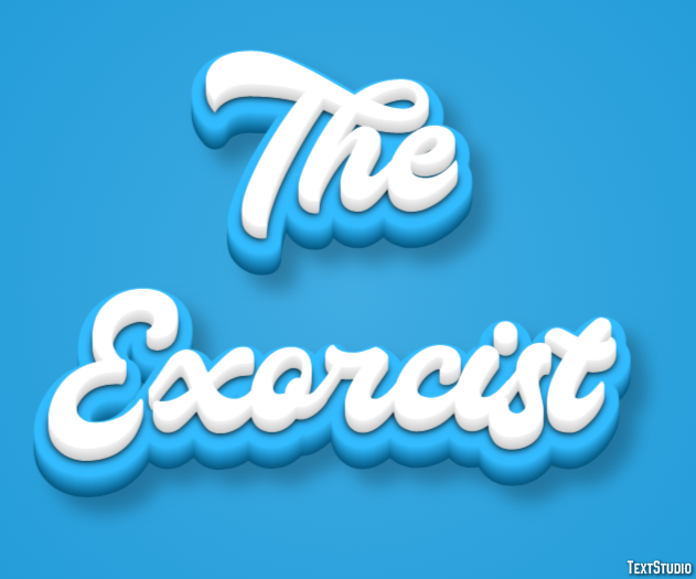 The Exorcist Efecto de Texto