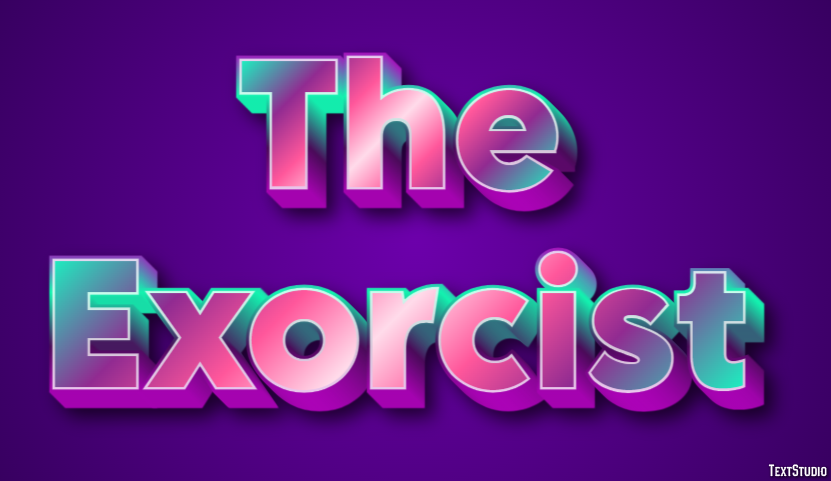 The Exorcist Efecto de Texto