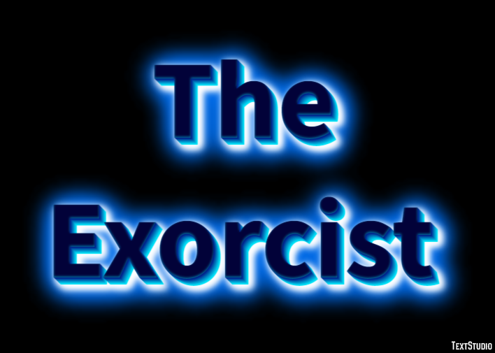 The Exorcist Text Effect