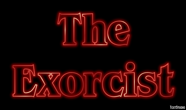 The Exorcist Text Effect