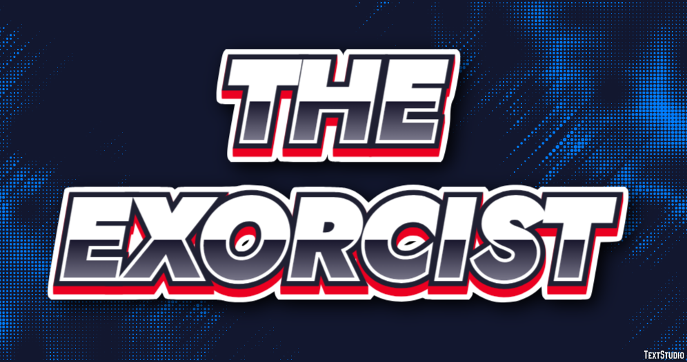 The Exorcist Text Effect