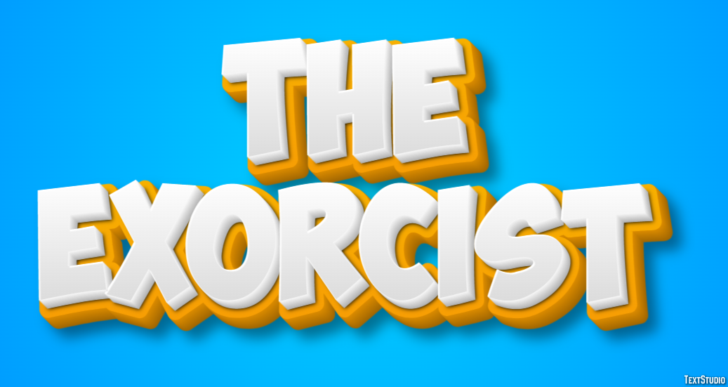 The Exorcist Text Effect