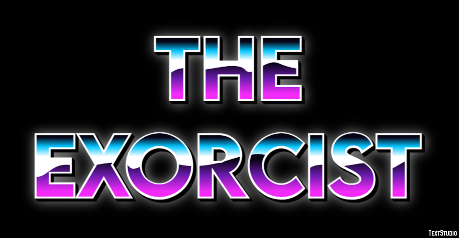 The Exorcist Text Effect