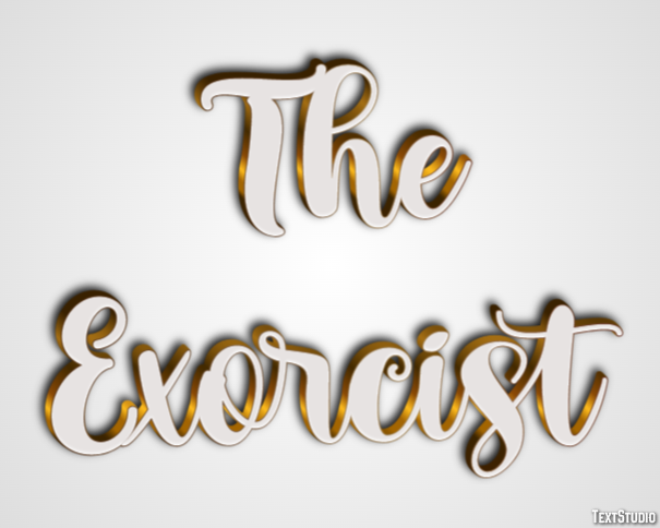 The Exorcist Text Effect