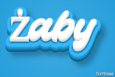 żaby Efekt tekstowy