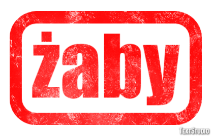 żaby Efekt tekstowy