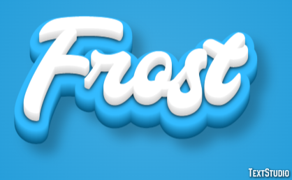 Frost Text Effect