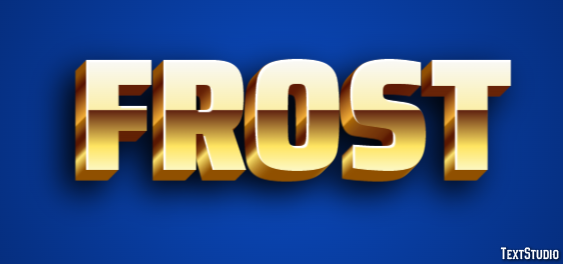 Frost Text Effect