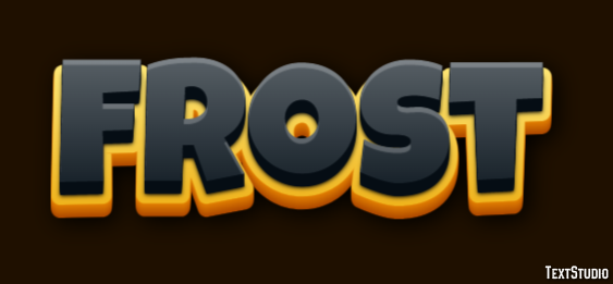 Frost Text Effect