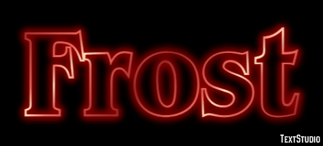 Frost Text Effect