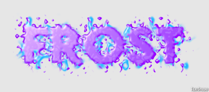 Frost Text Effect