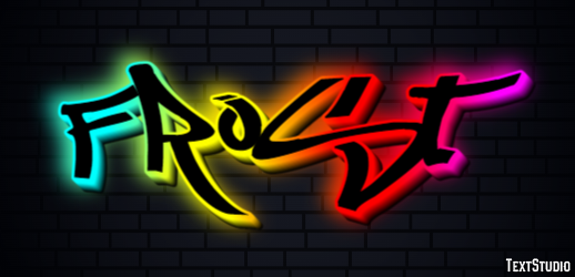 Frost Text Effect