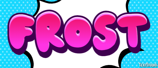 Frost Text Effect