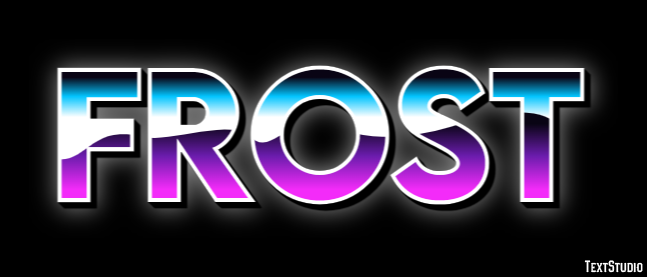 Frost Text Effect