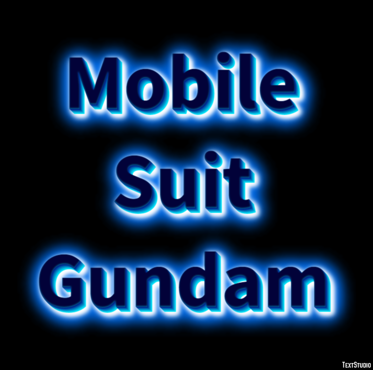 Mobile Suit Gundam Text Effect