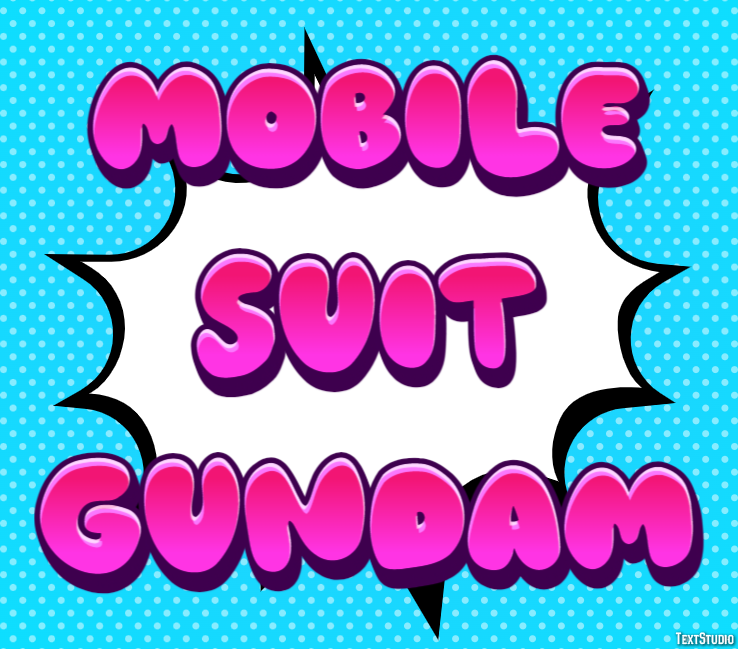 Mobile Suit Gundam Text Effect