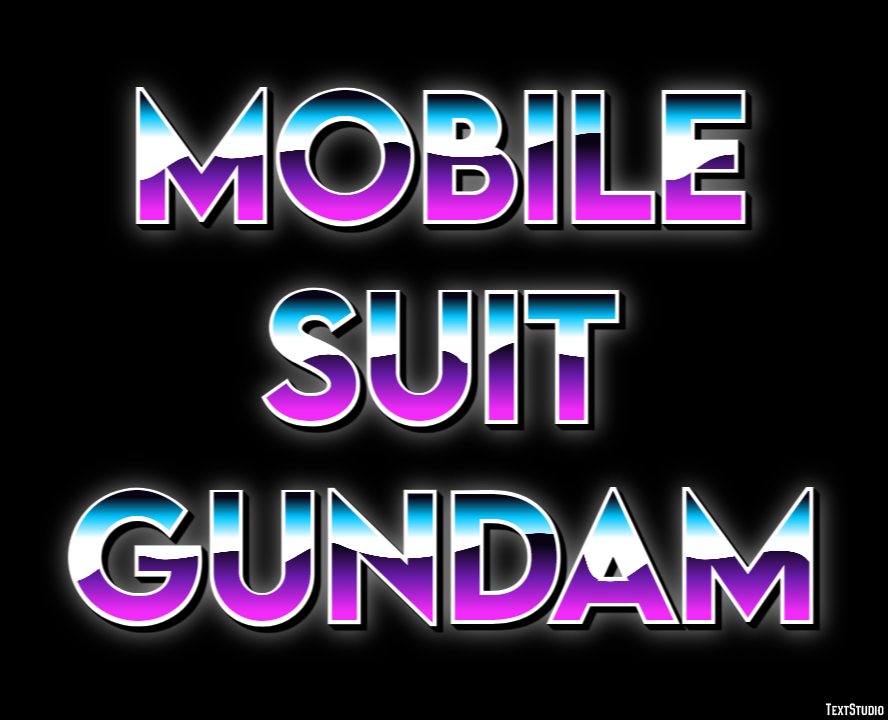 Mobile Suit Gundam Text Effect