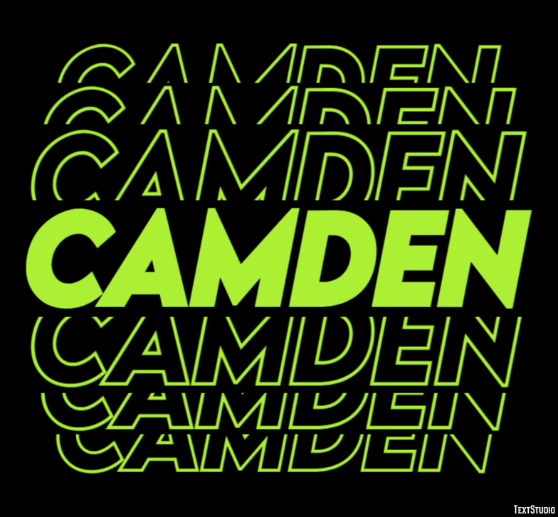 Camden Effetto testo