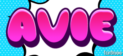 Avie Text effect