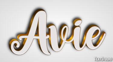 Avie Text Effect
