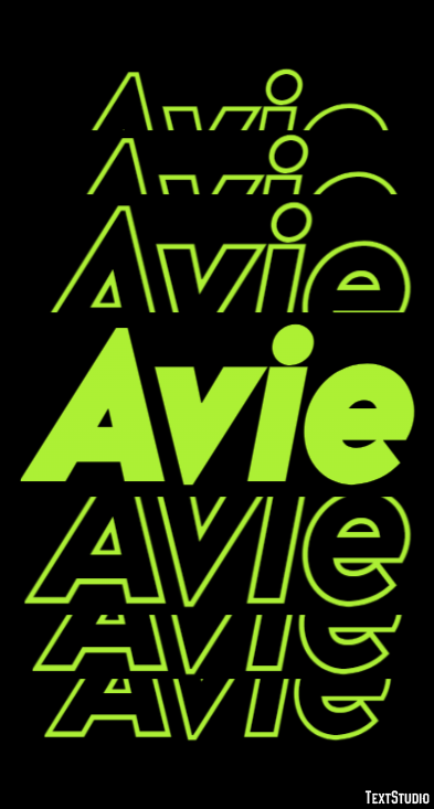 Avie Text Effect