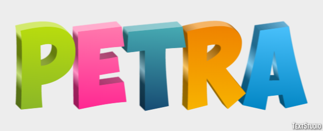 Petra Efekt tekstowy