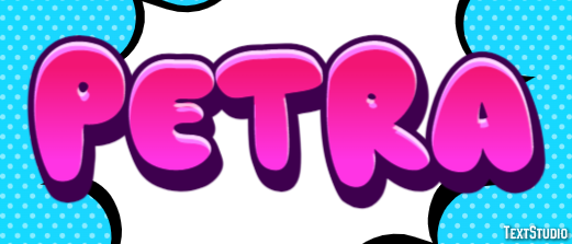 Petra Efeito de texto