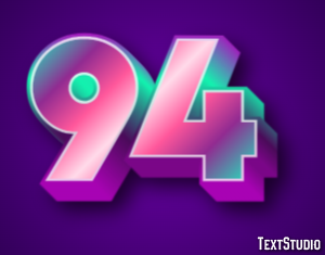 94 Text Effect