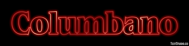 Columbano Effet de texte