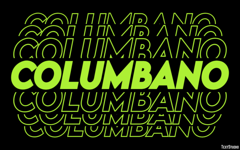 Columbano Effet de texte