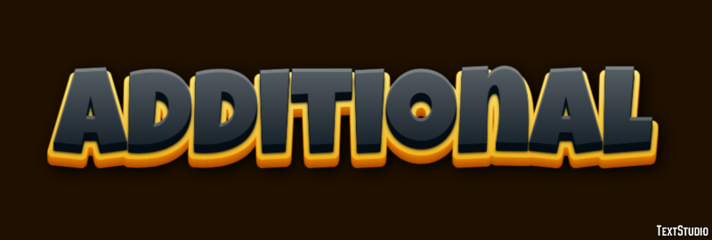 Additional Text Effect