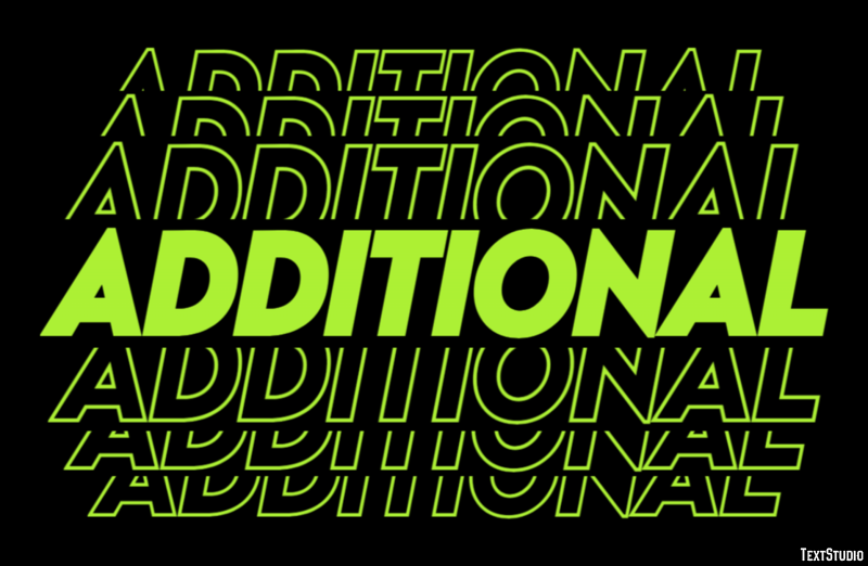 Additional Text Effect