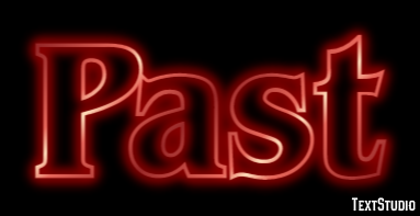 Past Text effect
